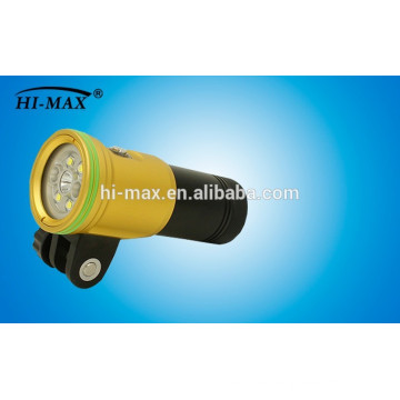 Antorcha de buceo de patentes Hi-max xml u2 2400 lumen 140 rayos anchos llevado linterna de buceo